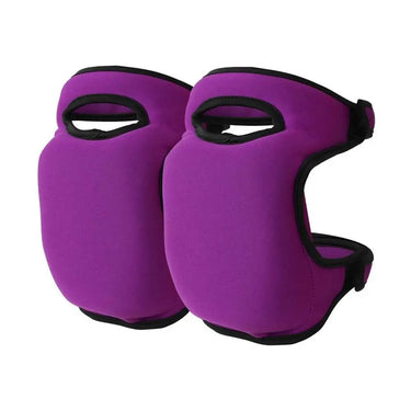 Paire de genouillères antidérapantes pour jardinage - Violet - Plumzi