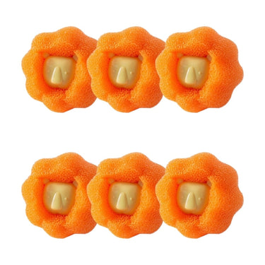 6x Boule de lessive Magique - Attrape poils - Orange B - Plumzi