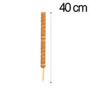 Poteau Totem en coco pour plantes grimpantes 30 à 50 cm support jardin - 40cm / 1 - Plumzi