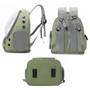 Sac de transport Transparent pour animaux - Confort et Praticité - Gris - Plumzi