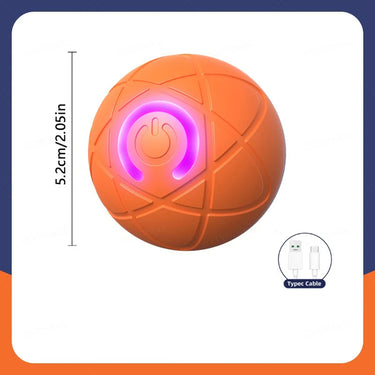 Balle intelligente pour chien et chat - Orange X - Plumzi