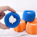 6x Boule de lessive Magique - Attrape poils - Bleu A - Plumzi