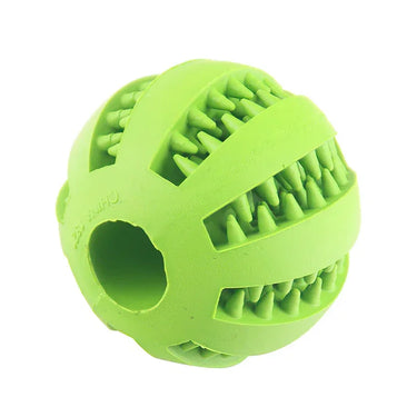 Balle à mâcher pour chiens - Vert / 7 cm - Plumzi