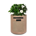 3 Sacs de Plantation et de Culture pour Potager - 10 Gallons - 38L - kaki - Plumzi