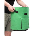 3 Sacs de Plantation et de Culture pour Potager - 10 Gallons - 38L - Vert - Plumzi