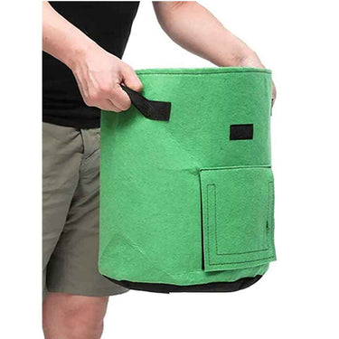 3 Sacs de Plantation et de Culture pour Potager - 10 Gallons - 38L - Vert - Plumzi