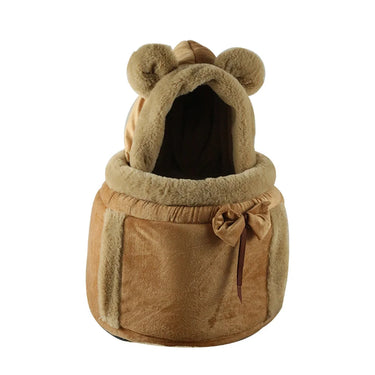 Sac à Dos de Transport pour Chiots Chihuahua et Petits Animaux - Marron / M-suit 1.5-3kg - Plumzi