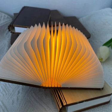 Bibliox - Livre Veilleuse pliant en bois