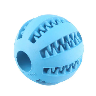 Balle à mâcher pour chiens - Bleu / 7 cm - Plumzi
