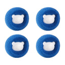 6x Boule de lessive Magique - Attrape poils - Bleu A - Plumzi
