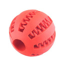 Balle à mâcher pour chiens - Rouge / 7 cm - Plumzi
