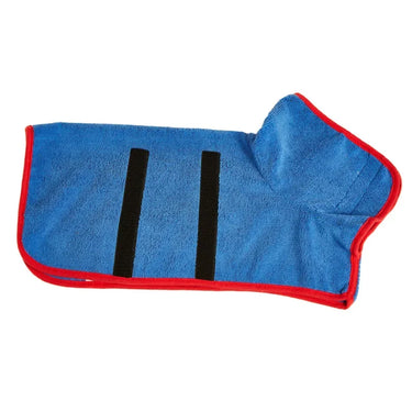 Peignoir pour chien - Serviette douce et absorbante pour tous chiens - Bleu / XS - Plumzi