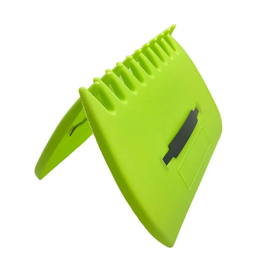 Râteau à main pour ramasser les feuilles mortes - Vert - Plumzi