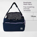 Sac à bandoulière pour animaux de compagnie - Pratique et Élégant - Khaki / M - Plumzi
