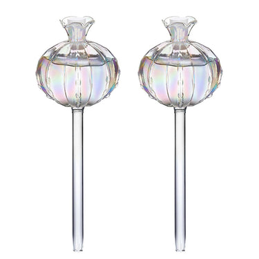 Ampoules en verre pour arrosage automatique de plantes d'intérieur - 1 pièce / Vert - Plumzi