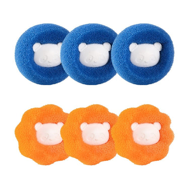 6x Boule de lessive Magique - Attrape poils - Multi couleur A - Plumzi