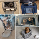 Sac de Transport Latéral Souple pour Chien et Chat - Approuvé Aéroport - Rose / L (50x34x34cm) - Plumzi