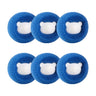 6x Boule de lessive Magique - Attrape poils - Bleu A - Plumzi