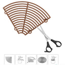 Grille de protection pour Pot de Plante pour jardin et maison - Noir / 19cm / 1 - Plumzi