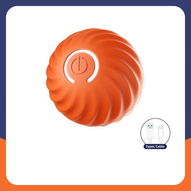 Balle intelligente pour chien et chat - Orange - Plumzi