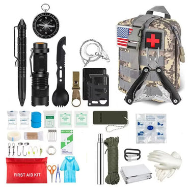 Trousse de premiers secours complète pour camping et survie Molle