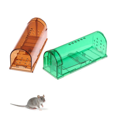Piège à souris intelligent transparent - Sécurisé et Efficace - Vert - Plumzi