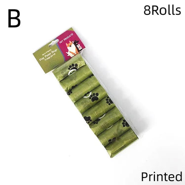 Sac poubelle biodégradable pour animaux - Écologique et Pratique - 8 Rouleaux - Plumzi