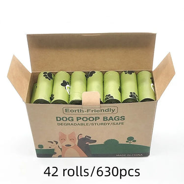 Sac poubelle biodégradable pour animaux - Écologique et Pratique - 42 Rouleaux - Plumzi