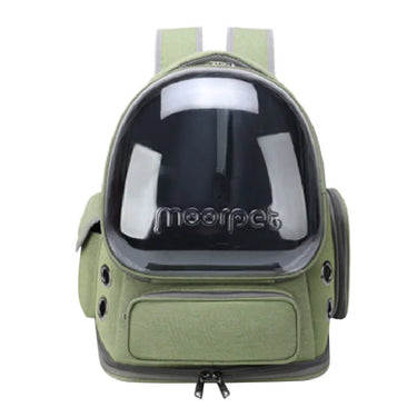 Sac de transport Transparent pour animaux - Confort et Praticité - Vert - Plumzi