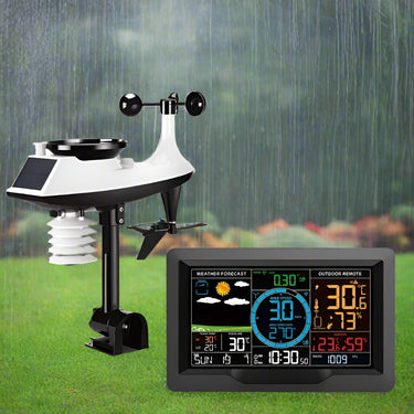 Station météo intelligente WiFi avec capteur de température, humidité et qualité de l'air