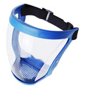 Masque de Protection Facial avec Filtre - Bleu - Plumzi