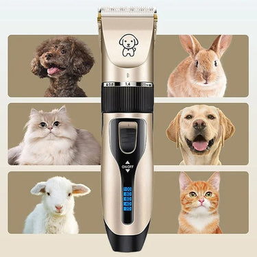 Kit tondeuse sans fil pour chien avec lames de précision - Set 1 - Plumzi