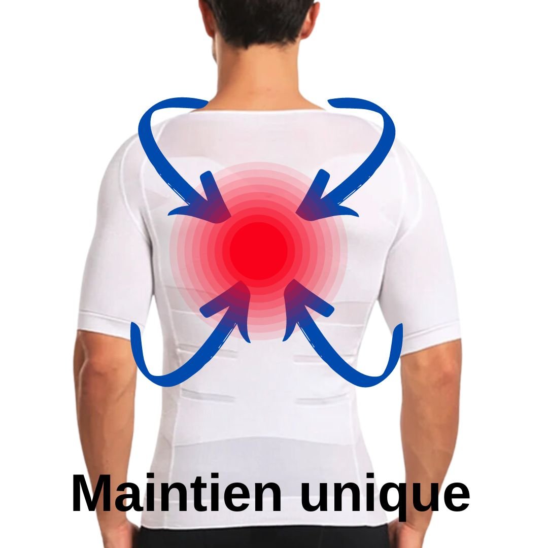 Correcteur de Posture du Dos - T-Shirt Homme et Femme