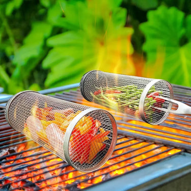 Panier de Barbecue en Cage en Acier Inoxydable - 1 Panier de bbq - Plumzi