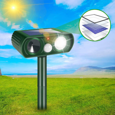 Répulsif Ultrasonique Solaire pour Chats, Chiens et autres rongeurs - Default Title - Plumzi