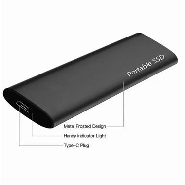 N°1 des Disques Durs Externes USB-C - Stockage Rapide et Fiable - Noir / 1TB - Plumzi