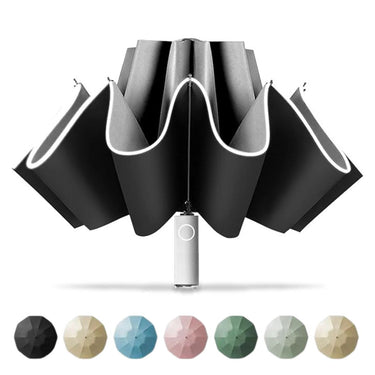 Parapluie compacte inversé - Gris - Plumzi
