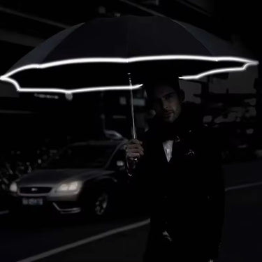 Parapluie compacte inversé - Blanc - Plumzi