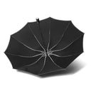 Parapluie compacte inversé - Blanc - Plumzi