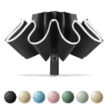 Parapluie compacte inversé - Noir - Plumzi
