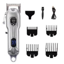 Kit de toilettage pour chiens avec tondeuse, ciseaux et accessoires - Argent / Kit sans ciseaux - Plumzi