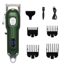 Kit de toilettage pour chiens avec tondeuse, ciseaux et accessoires - Vert / Kit sans ciseaux - Plumzi