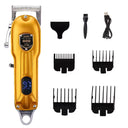 Kit de toilettage pour chiens avec tondeuse, ciseaux et accessoires - Jaune / Kit sans ciseaux - Plumzi