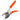 Ciseaux Précis à Onglets Réglables Multi-Angles pour Découpe - Orange - Plumzi