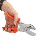 Ciseaux Précis à Onglets Réglables Multi-Angles pour Découpe - Orange - Plumzi