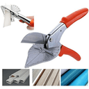 Ciseaux Précis à Onglets Réglables Multi-Angles pour Découpe - Orange - Plumzi