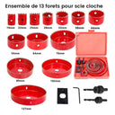 Kit de scies cloches pour ingénieurs bricoleurs 13 pièces - Default Title - Plumzi