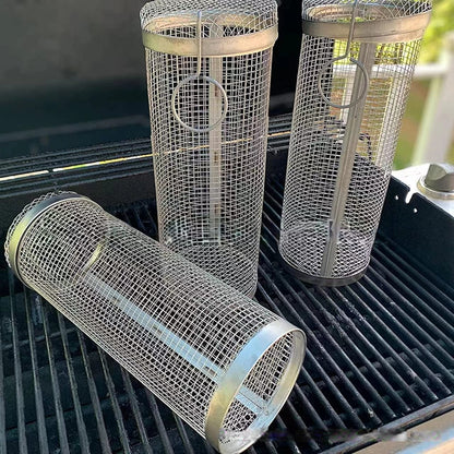 Panier de Barbecue en Cage en Acier Inoxydable