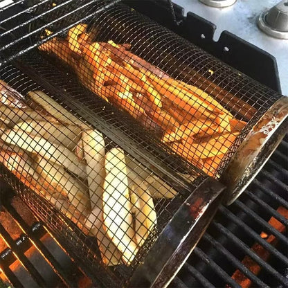 Panier de Barbecue en Cage en Acier Inoxydable
