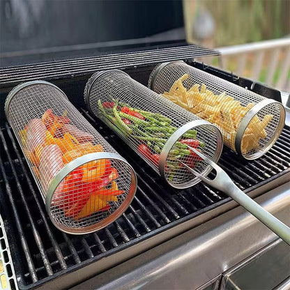 Panier de Barbecue en Cage en Acier Inoxydable